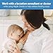Dr. Brown's Butterfly Breastfeeding Nipple Shields for Protecting Sore, Flat or Inverted Nipples, Essential for Latching Difficulties with Microwave Sterilizer Carrying Case, 24mm