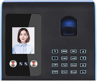 HMDJW Intelligent Attendance Machine, Face Fingerprint Password Recognition Mix Biometric Fingerprint Time, Clock for Employees Timeclocks for Business