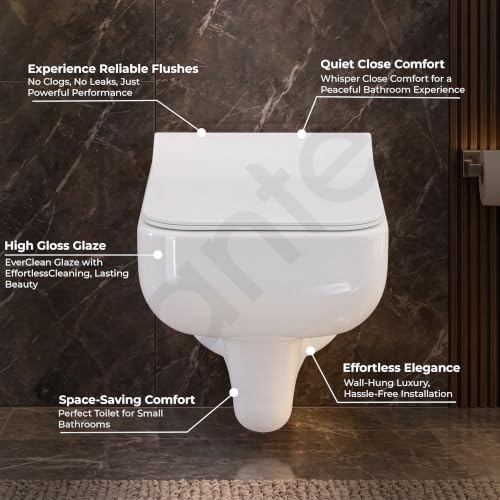 Image of Plantex Commode for Toilet /Wall Hung Western Commode