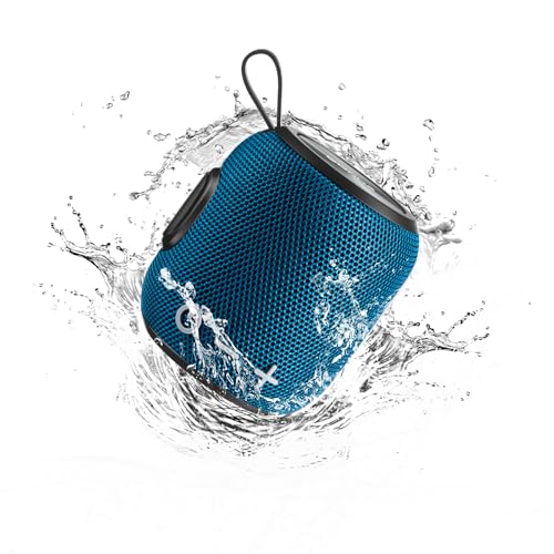 sanag Portable Bluetooth Speaker, Bluetooth 5.0 Dual Pairing Loud Wireless Mini Speaker, 360 HD Surround Sound & Rich Stereo Bass,24H Playtime, IPX67 Waterproof for Travel, Outdoors, Home and Party