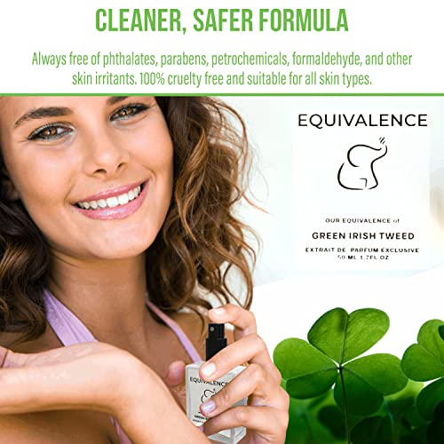 Equivalence Of Green Irish Tweed Extrait De Parfum (1.7 Fl Oz) - Long Lasting 12-14 Hours Perfume Oil Concentrated Spray For Men, Women, All Skin Types - 99% Same Fragrance #TOP6