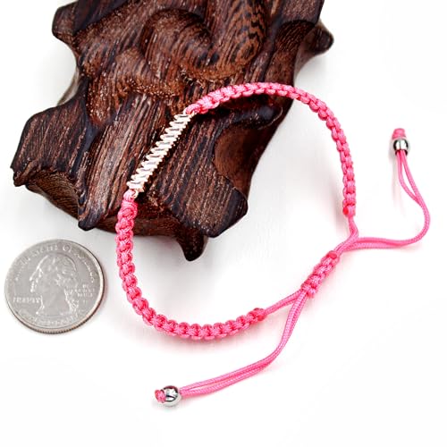 Image of Hand-woven String and Tennis Zircon Bracelet, Stylish Retro Adjustable Bracelet BFF Cubic Zirconia Crystal Women's Love Friendship Jewelry