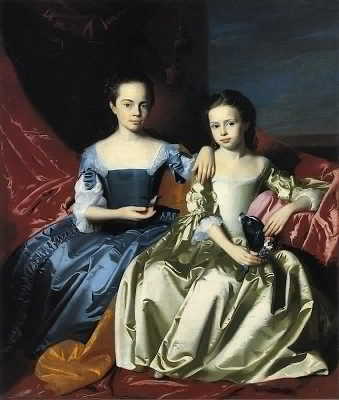 Impression toile Mary et Elizabeth Royall affiche portrait 60x90cm