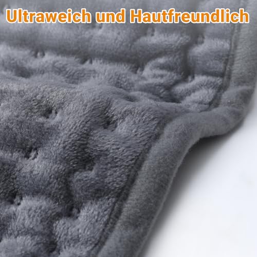 Comfytemp Heizkissen mit Abschaltautomatik Ultraweich Elektrisches Wärmekissen mit Sicherheitssystem für Rücken Bauch Nacken Schulter Heizdecke (30x60cm) Geschenke für Mütter, Frauen, Mama, Papa
