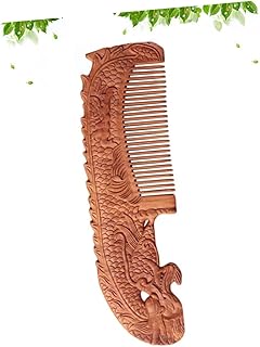 FRCOLOR Pente De Cabelo Pente De Madeira Pente De Madeira De Pêssego Pente De Madeira Pente De Madeira Pente Fino Pente De Mogno Pente De Cabelo Esculpido Argentina