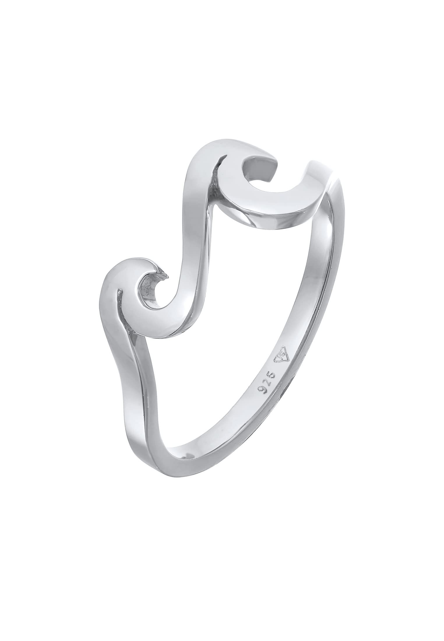 Elli Ring Damen Wellen Maritim Basic 925 Silber