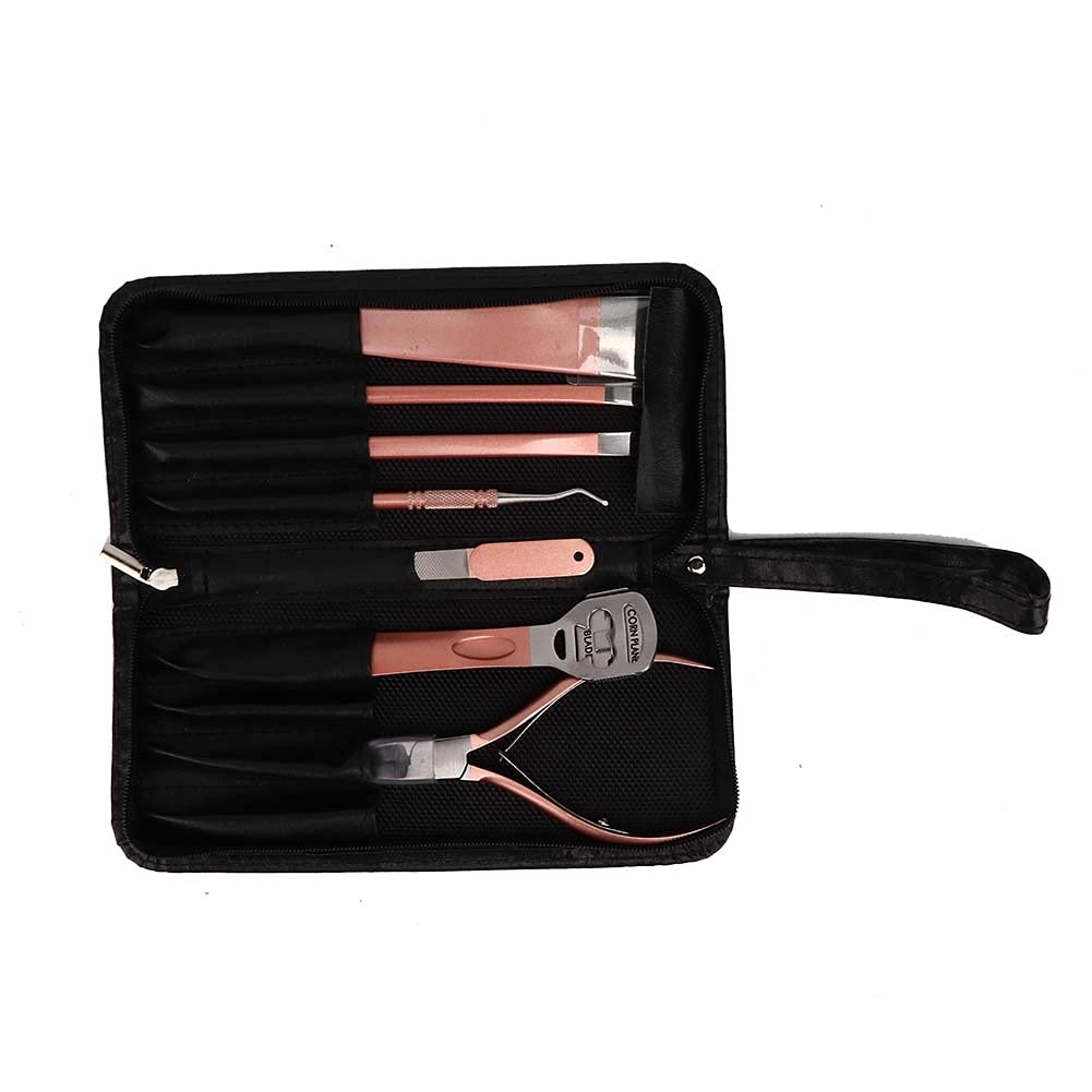 Pedicure File Set, 7pcs Pedicure Toenail Cuticle Remover Ingrown Toenail Tool Pedicure Tools Ingrown Toenail Cuticle Nail Stamper Kit Foot Repair Kit Nail Tools Pedicure Cutter Remover For Feet : Beauty & Personal Care