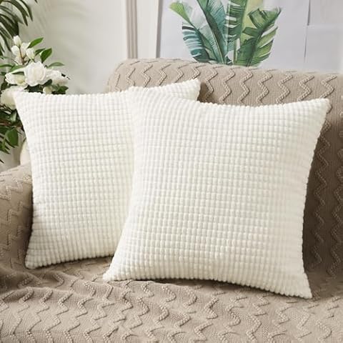 BeBen 18x18 Christmas Throw Pillow Covers Cover