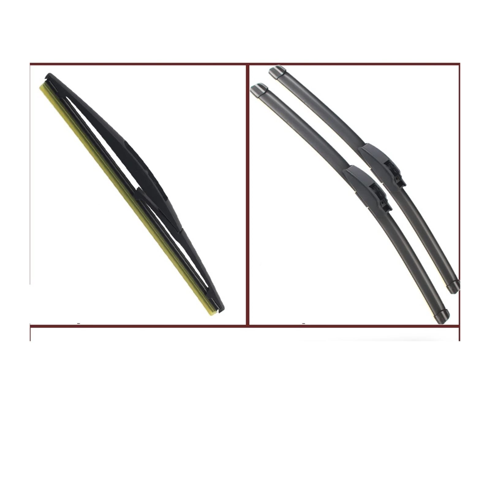 Para S&UZUKI para Alto 2009 2010 2011 2012 2013 2014 piezas de automóviles limpiaparabrisas de coche 21 "+ 14" + 10 ". Parabrisas Escobillas