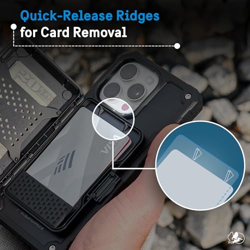 Pelican MagSafe Wallet w/RFID Blocking for Cards & Cash - Brushed Titanium - image 7