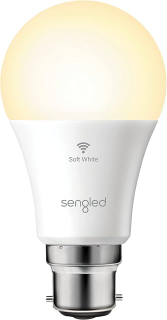 Sengled Smart Bulbs Alexa Light Bulbs Bayonet, WiFi Bulbs That Work with Alexa Smart Home Devices & Google Home, Dimmable LED Bulbs B22, Remote Control, Smart Light Bulbs 8.8W, 806LM 2700K, 1 Pack