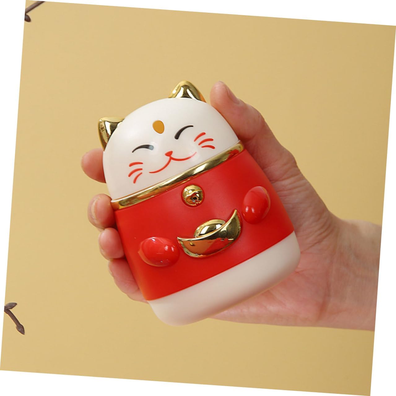 Toothpick Dispenser Box with Lid Cute Cat Shape Plastic Toothpick Holder Portable Organizer for Home and Restaurant image 5
