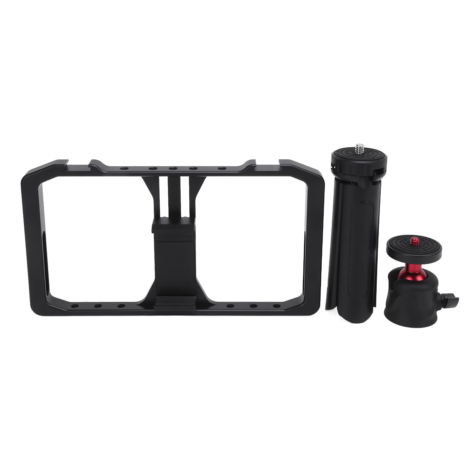 Kit de Trípode con Agarre Estabilizador de Vídeo para Teléfono Inteligente, Duradero, Resistente, para Creadores de Contenido