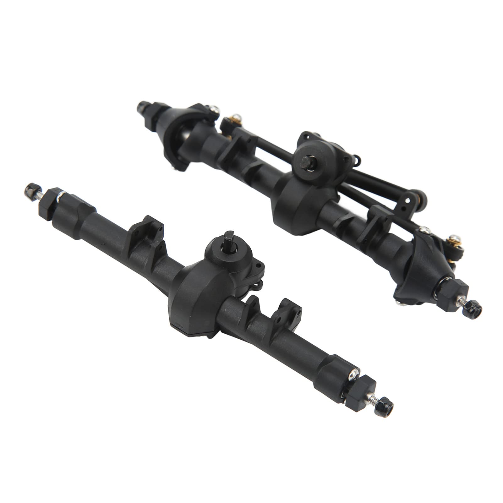 Naroote Kit de Eje Delantero y Trasero para Coche RC, para Axial SCX24