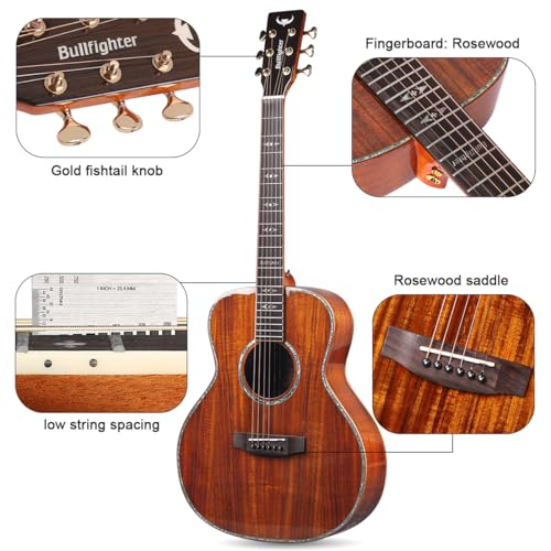 Kit de guitare acoustique 41 po pour débutants – Guitare folk pop pour enfants et adultes – Kit de guitare acoustique avec sac de transport, sangle, accordeur, corde, médiators - Les Beatles, Paul McCartney, John Lennon, RIngo Starr, George Harrison Kit de guitare acoustique 41 po pour débutants - Guitare folk pop pour enfants et adultes - Kit de guitare acoustique avec sac de transport, sangle, accordeur, corde, médiators – Image 4