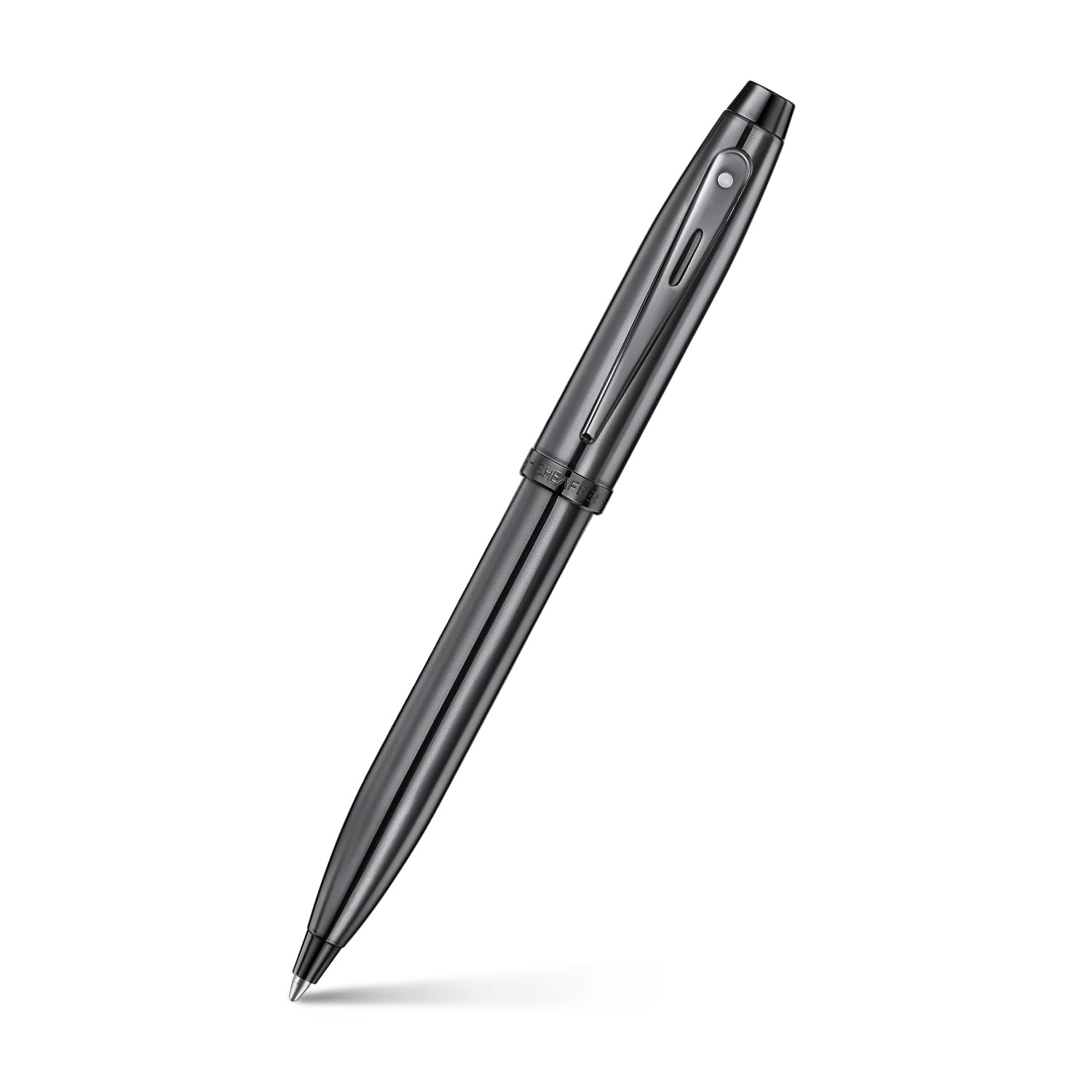 Sheaffer 100 Ballpoint Pen | E9375 Ionic Shiny Grey Gunmetal with