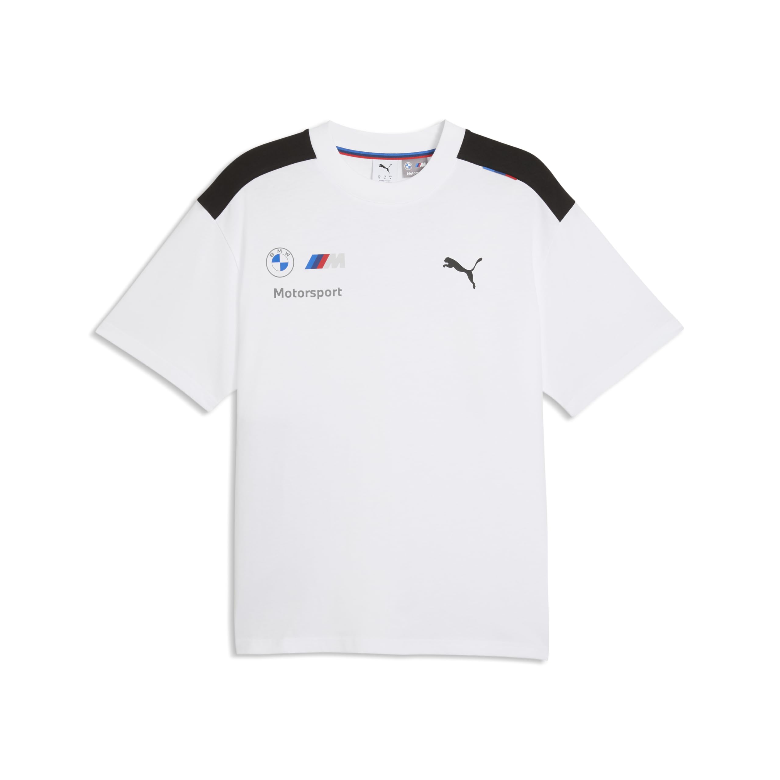 PUMA BMW M Motorsport 2026 Men's Team Drivers Tshirt - White - Size: M