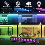 LED Stage Light Bar,50W LED 4in1 RGBW DJ Lights Bar with Remote Control Sound Activated DMX Stage Lighting Uplights for Church Events Wedding Disco Party Stage DJ Lighting 2Pack - Image 4
