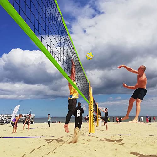 Volleyball Net Replacement for Outdoor & Indoor, 32x3FT Heavy Duty Volleyball Net for Backyard, Schoolyard, Beach (Net Only)