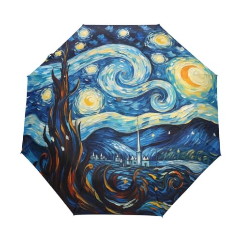 Parapluie pliant automatique coupe-vent pour voyage et plage
