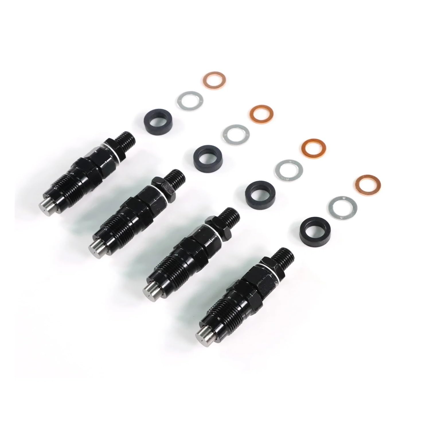 Hsugftmz One Color 4Pcs Diesel Fuel Injector For 4D56 4D56t 2.5L D4bx D4ba G6baj D4bf Engine Car Accessories Parts