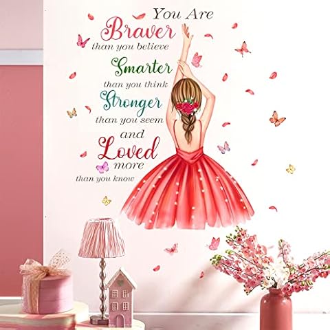 OOTSR Inspirational Butterfly Wall Decals Cover