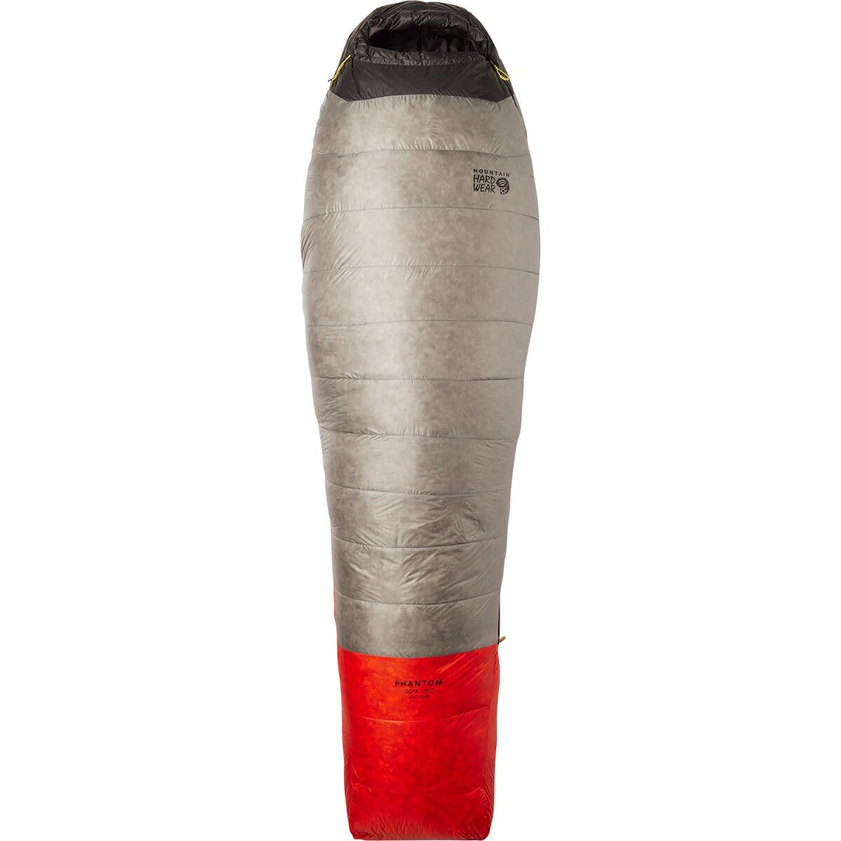 Mountain Hardwear Phantom Sleeping Bag: 30F Down, Glacial, Reg/Right Zip