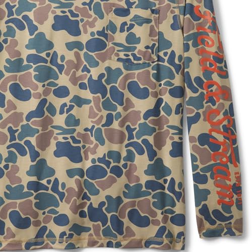 Field & Stream Men's Roll Cast Long Sleeve Performance Tee Shirt with Drirelease®, Camo4