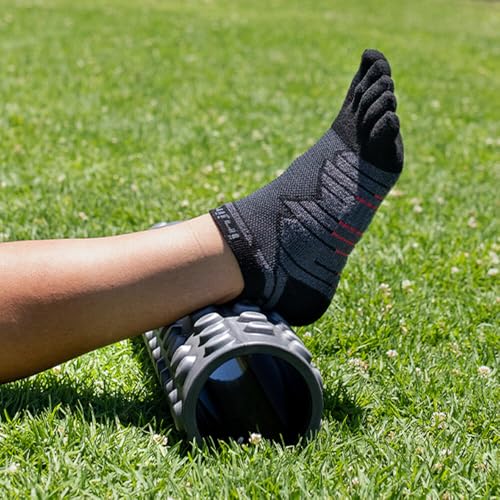 Image of Injinji Men's Run Midweight No Show Toesocks