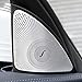Car decoration Compatible with Mercedes Benz E Class W213 Accessories Stainless Steel Interior Trim Door Audio Speaker Cover Sticker Decoration