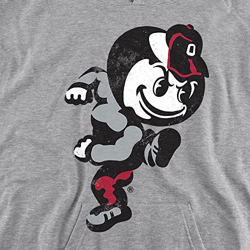 LOGOVISION The Ohio State University Official Brutus Youth Kids Boy/Girls Pull-Over Hoodie Sweatshirt2