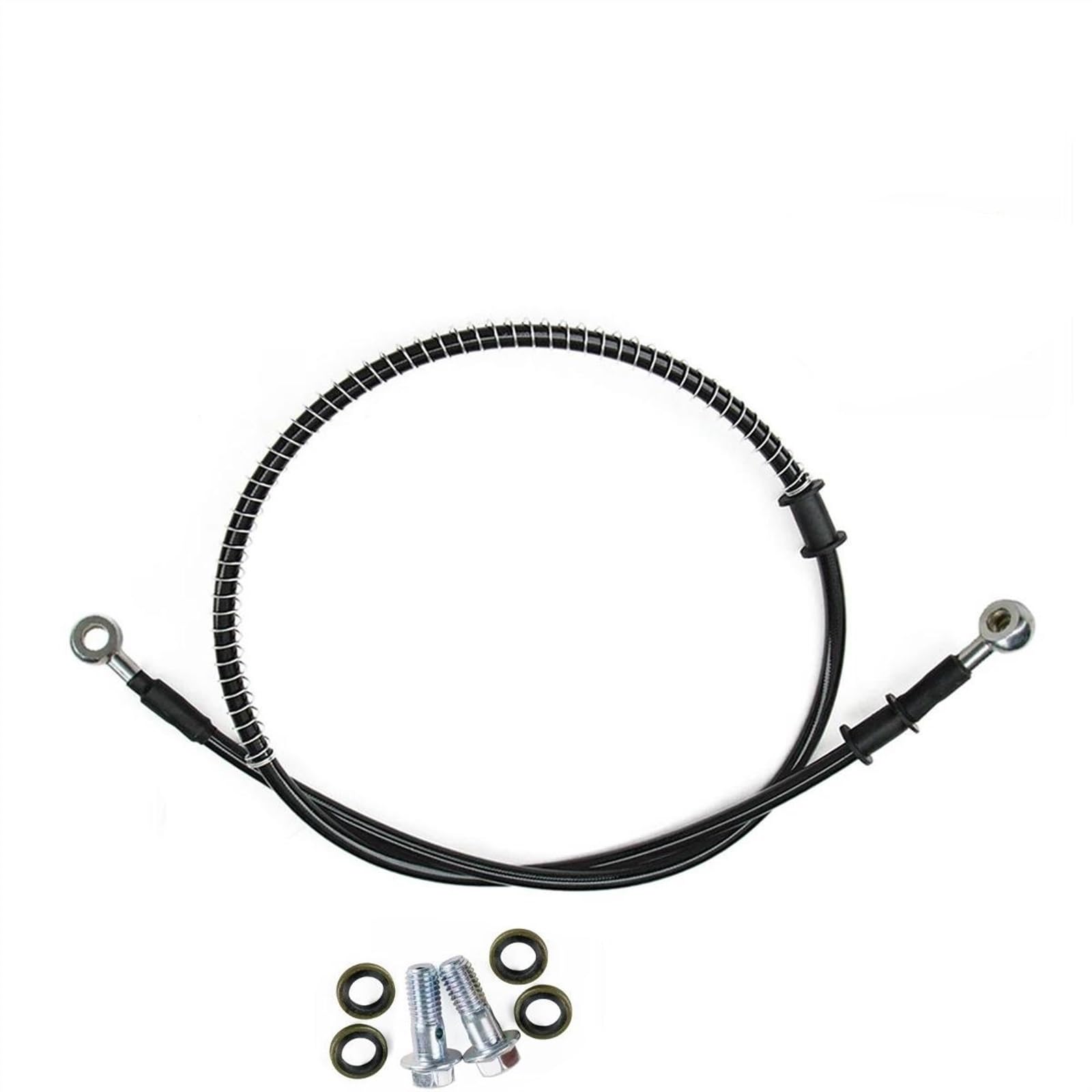 Motorbike Part Motorcycle Braided Steel Hydraulic Brake Line Clutch Oil Hose Tube Pipe 400mm-2300mm M8 90° 28°(1200mm)