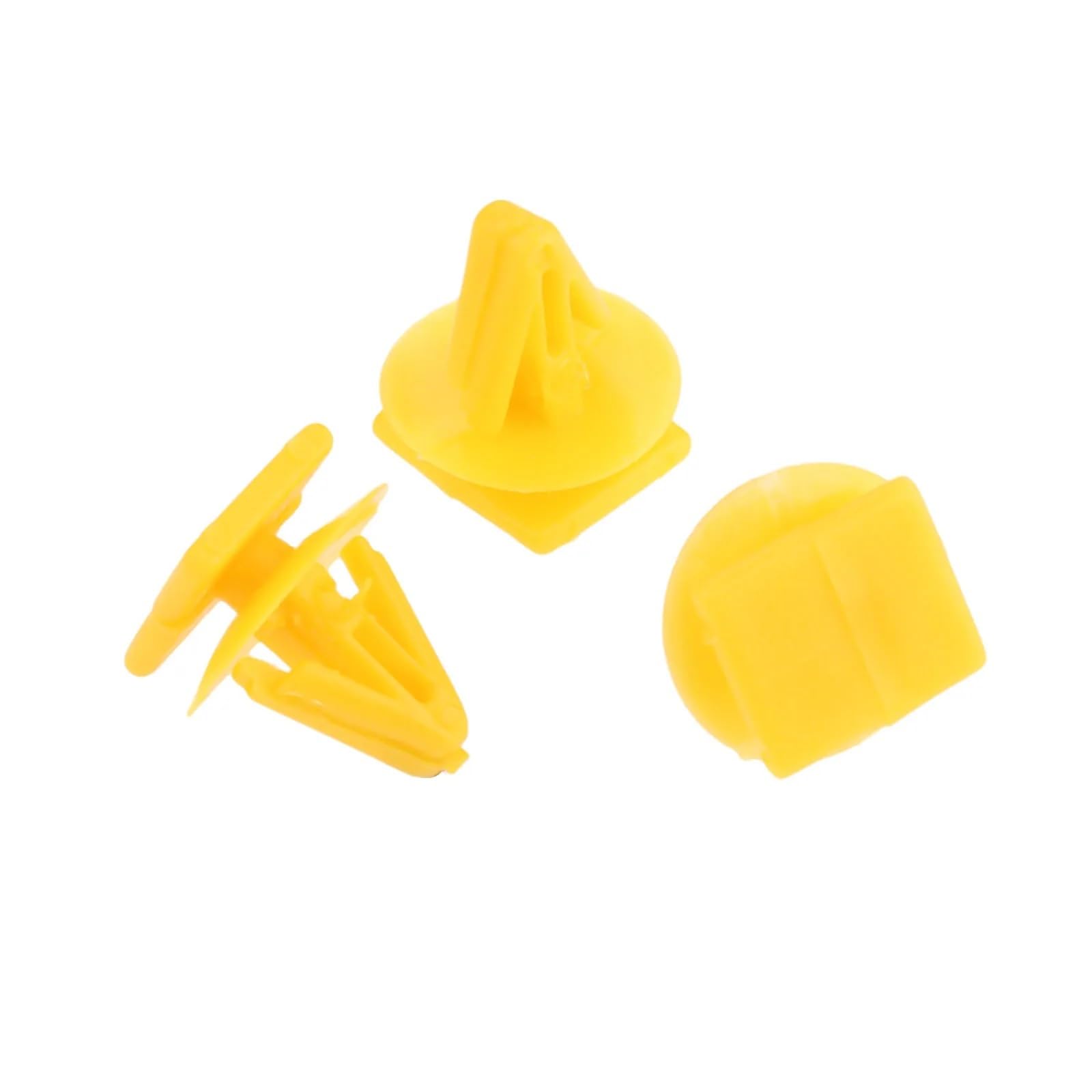 YTQMoreBNZ 50pcs Car Guard Plate Snap Clips Plastic Fastener Door Side Bottom Edge Rivets Clamps Car Tools Accessories