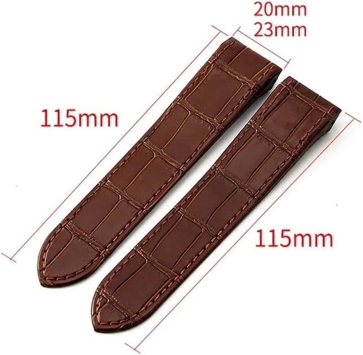 Fit For Cartier Santos 100 20mm 23mm Soft Women Steel Butterfly Buckle Waterproof Straight Interface Watch Accessories