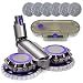 Produktbild Wischaufsatz für Dyson V12 Digital Slim, V10 Slim Akku-Staubsauger Wischkopf-Set Ersatz, Wischkopf + Wassertank + 6 Wischtuch aus Mikrofaser für dyson wischaufsatz v12 slim zubehör