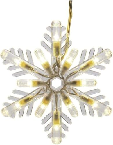 Miniatura 9 de GE Color Choice - Mini copos de nieve LED que cambian de color, 8 unidades