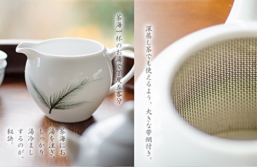 茶和家 小さな中国茶器セット 深蒸し茶用帯網付