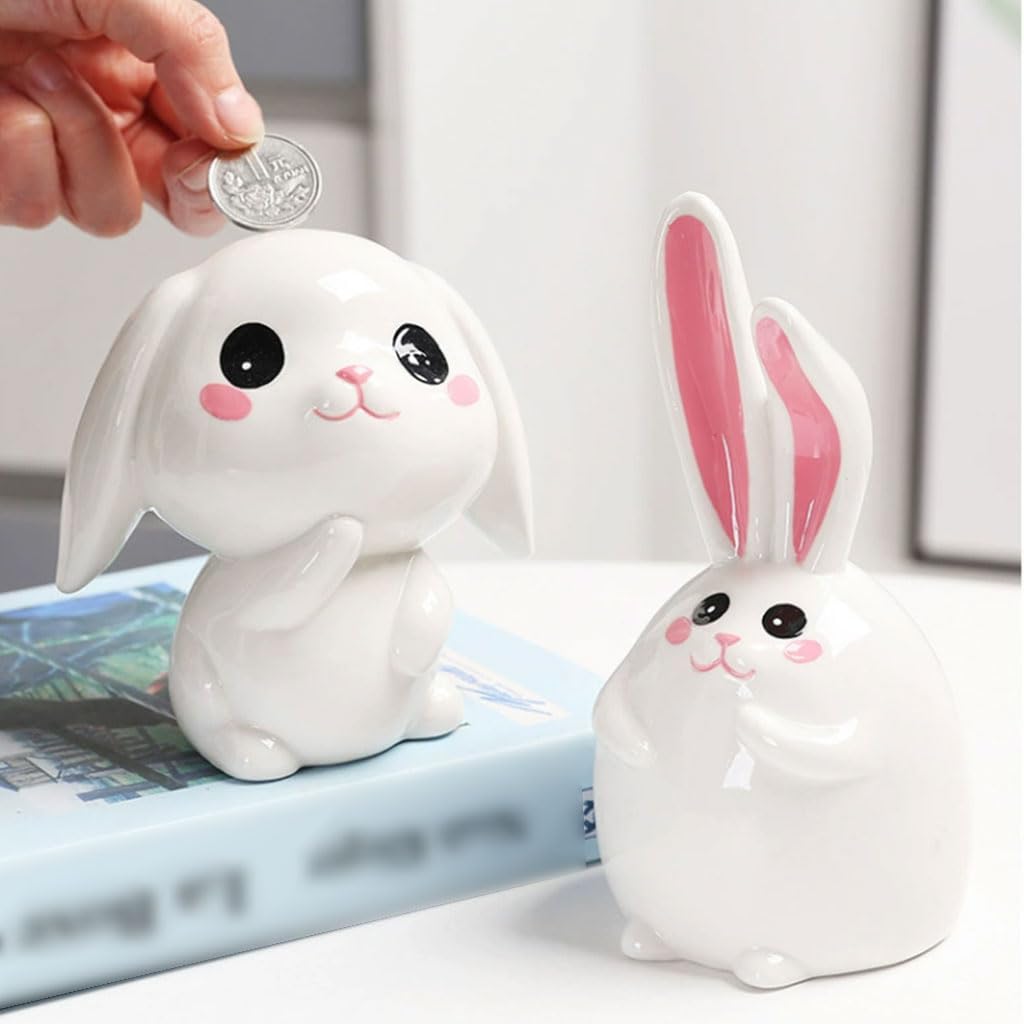 かわいい貯金箱 レジン クリエイティブ貯金箱 モダン デスクトップ オーナメント コインジャー リビングルーム用 おしゃれ