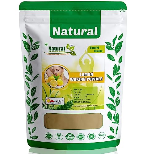 Natural Health and Herbal Products Lamon Flavour Waxing Powder Instant Hair Remover for All Types of Hair & Skin, Hands, Legs, Underarms, Bikini (Private Part) Area (100 g)
