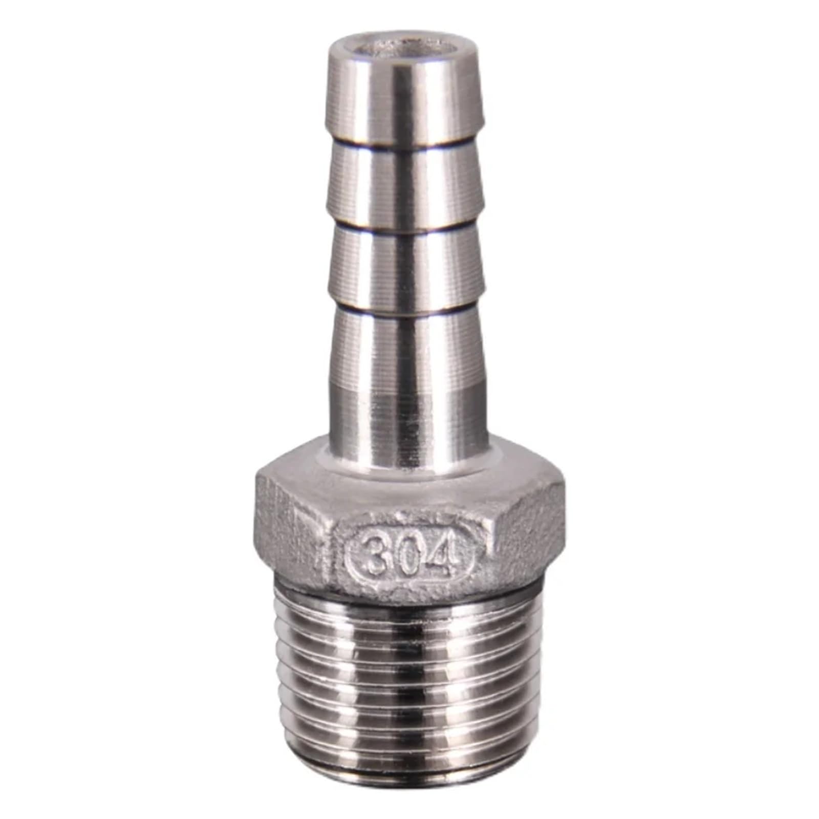 Złącze węża ze stali nierdzewnej 304, gwint calowy 1/8" 4/1" 3/8" 1/2" 3/4" 6 mm 8 mm 10 mm 12 mm, nawadnianie ogrodu (10 mm, 1/4")