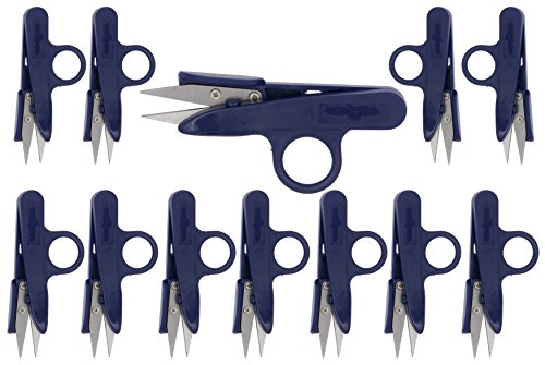 Golden Eagle Sharp Point Quick-Clip Lightweight Thread Snippers (12 Piece