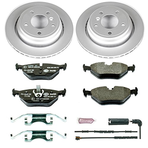 Image of Power Stop ESK877 Rear Euro-Stop Brake Kit BMW and 1 Rear Sensor Wire