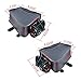 Motorcycle Side Pouch Black PU Leather Side Pouch Saddlebags Saddle Panniers Compatible with Harley Sportster XL883 XL1200 48 72, 2pcs Left & Right
