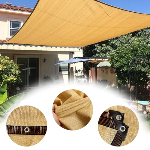 Malla de sombra 2x9m con protección UV 90% y ojales para invernadero 4