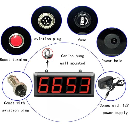 Contador láser Digital con Pantalla LED, Cuenta hasta 9999, Alcance de 20 m, función más/Menos para un conteo preciso en la línea de producción.