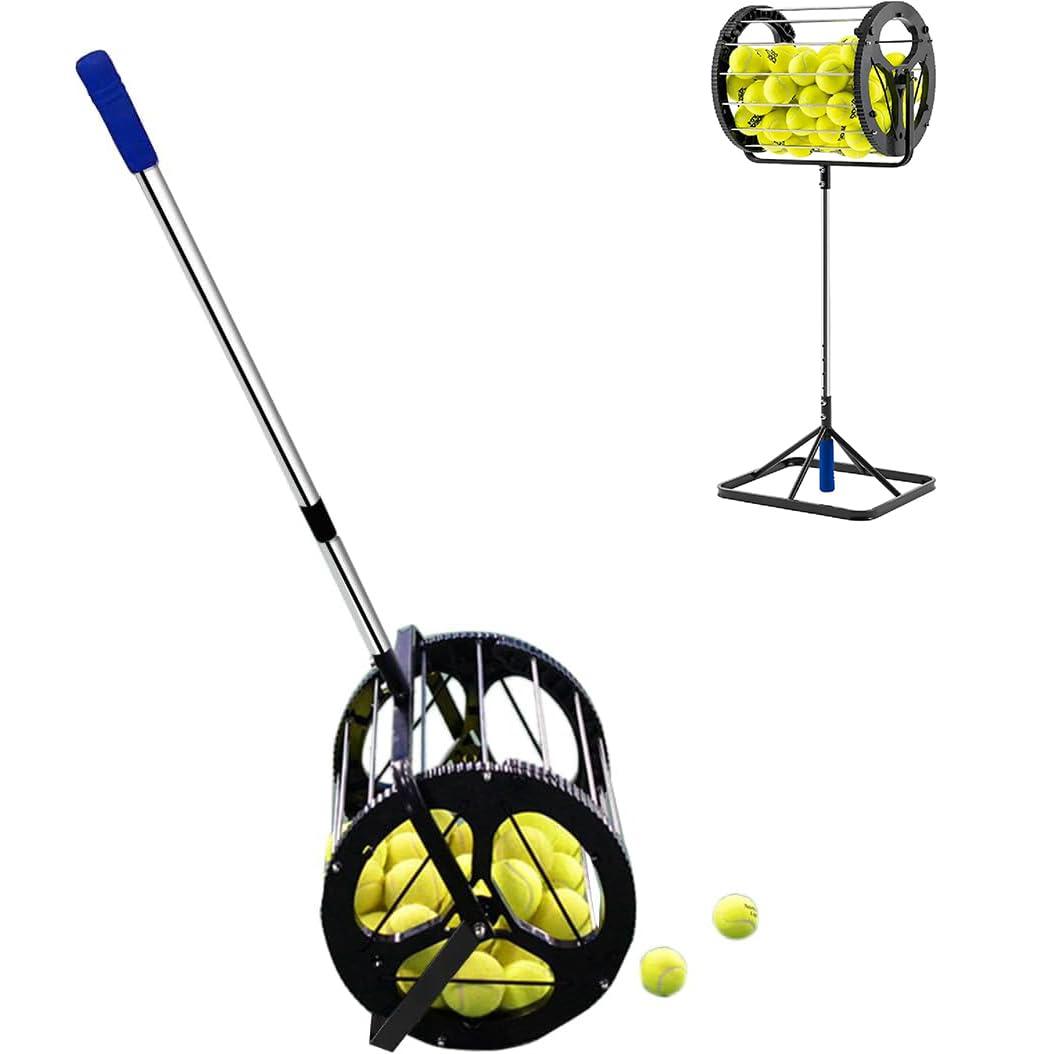 Raccoglitore di palline da tennis portatile, raccoglitore automatico di palline da tennis, adatto per palestre, club
