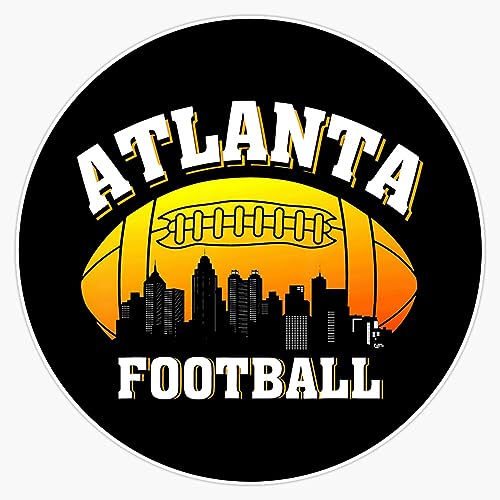 Magnet Vintage Atlanta City Football Retro Sports Football Lover Magnet Vinyl Decal Sticker 5