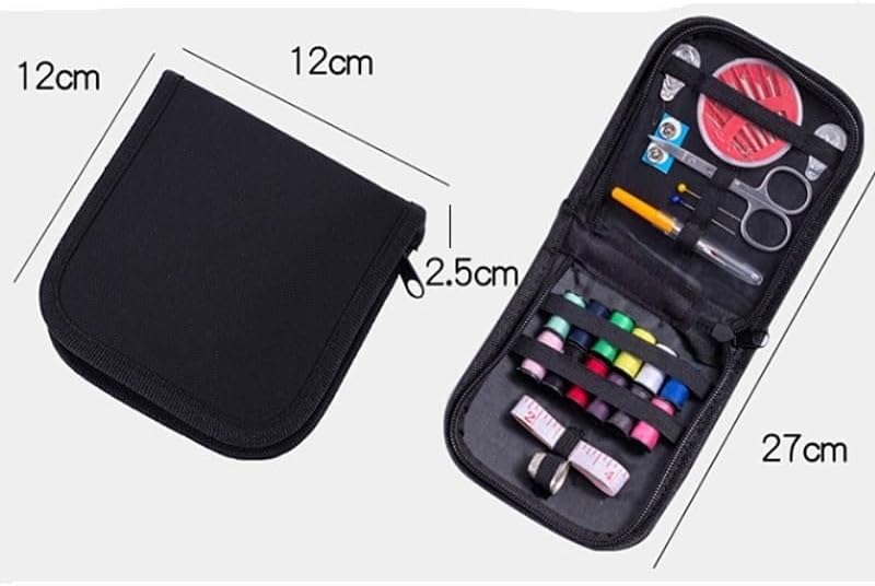 Printed Needlework Bag Handmade Set Sewing Kit Assembly Part Mini Colorful Box