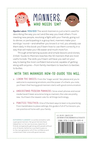 Rockridge Press ILLUSTRATIONS, COLOR A Kids' Guide To Manners: 50 Fun Etiquette Lessons thumb #1