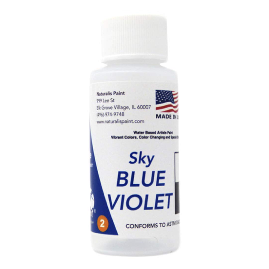 Naturalis Paint Color-Changing & Special Effect Water-Based Artist Paint (Sky Blue Violet) - 1oz